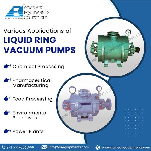 Liquid Ring Vacuum Pump Applications